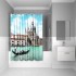 Штора для ванной комнаты, 180*200 см, полиэстер, Venice moments, Blue, 540P18Ri11, IDDIS