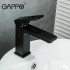 Смеситель для умывальника GAPPO G1017-6. Надежный латунный корпус и керамический картридж. Крепление гайка.