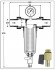 Фильтр самопромывной 3/4" НН с манометром американками и сливным краном, латунный корпус TIM арт. JH-2001